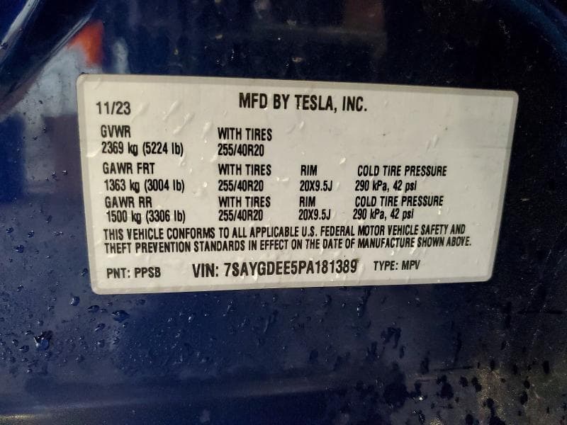 2023 TESLA MODEL Y 14