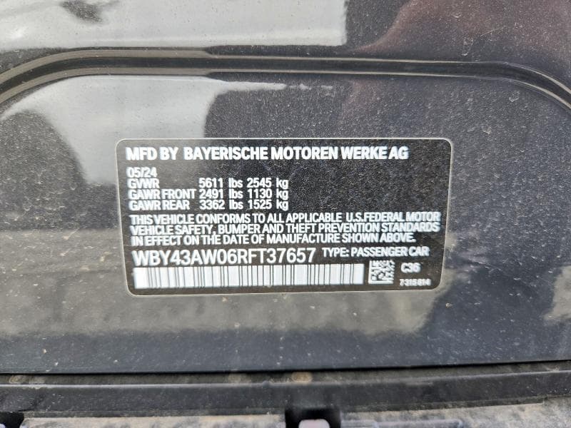 2024 BMW I4 EDRIVE 35 12