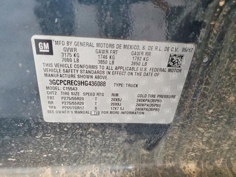 2017 CHEVROLET SILVERADO C1500 LT 12