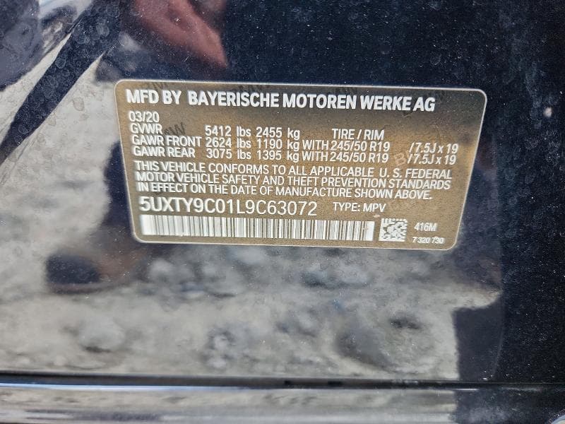 2020 BMW X3 XDRIVEM40I 13