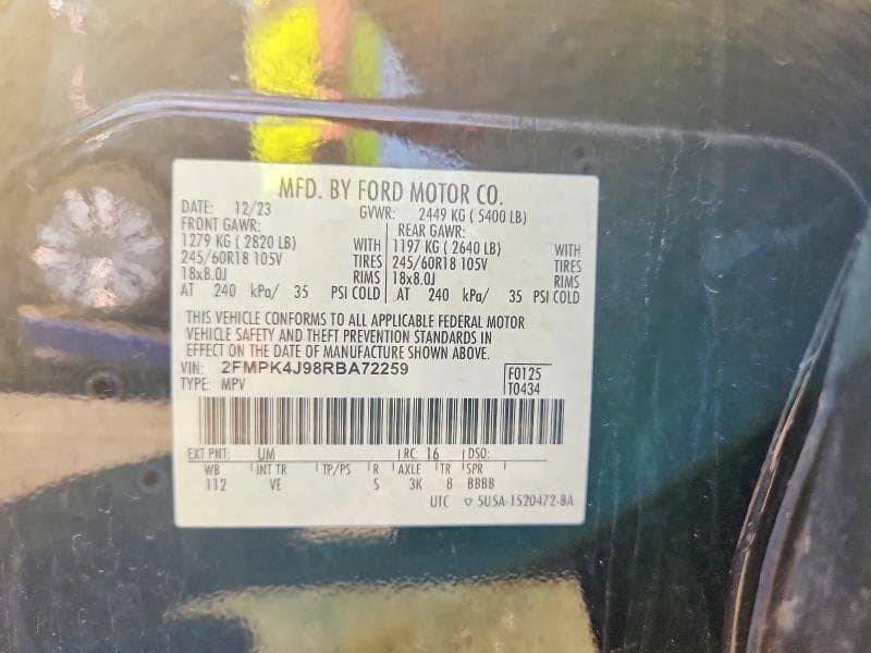 2024 FORD EDGE SEL 13