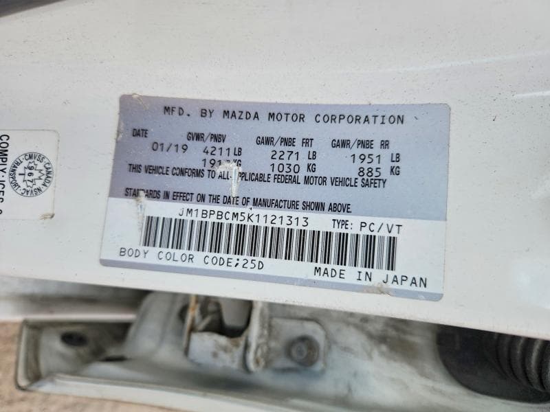 2019 MAZDA 3 PREFERRED PLUS 12