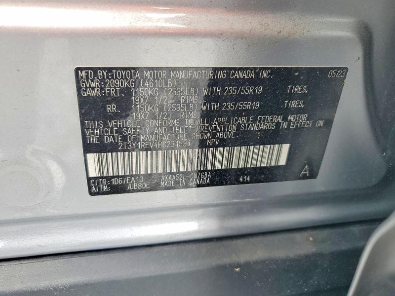 2023 TOYOTA RAV4 LIMITED 13