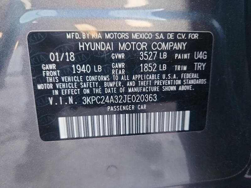 2018 HYUNDAI ACCENT SEL 12