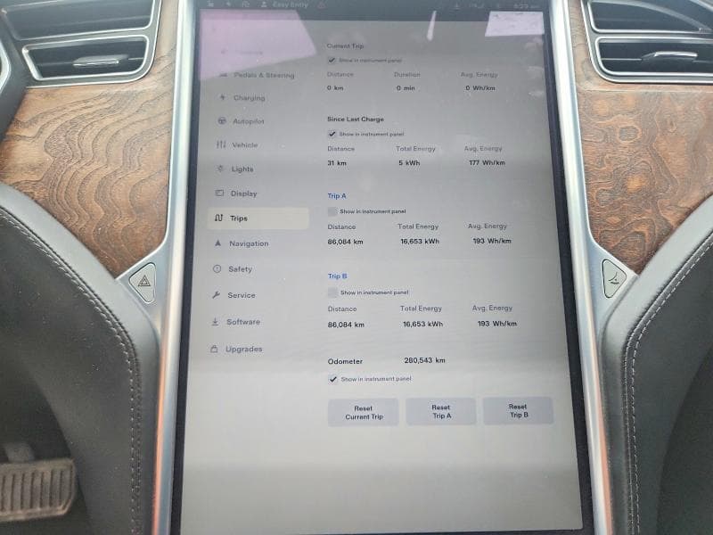 2017 TESLA MODEL S 9