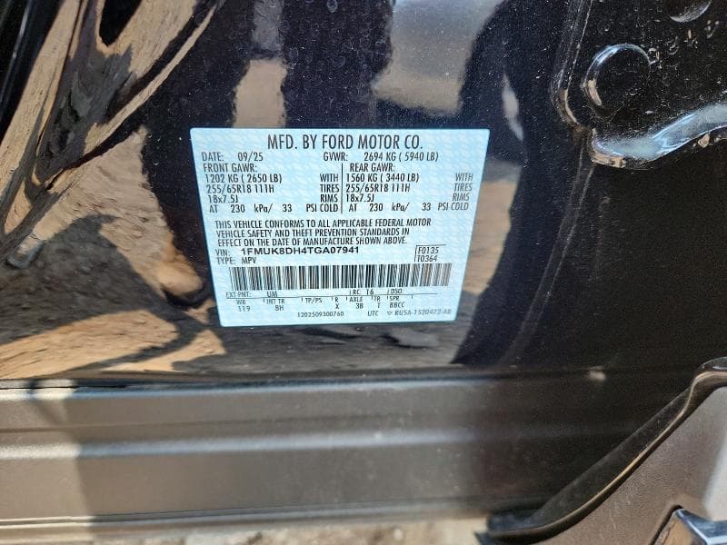 2026 FORD EXPLORER ACTIVE 14