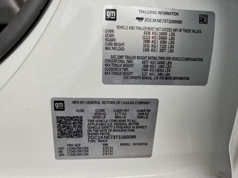 2026 CHEVROLET SILVERADO K2500 HEAVY DUTY LT 12