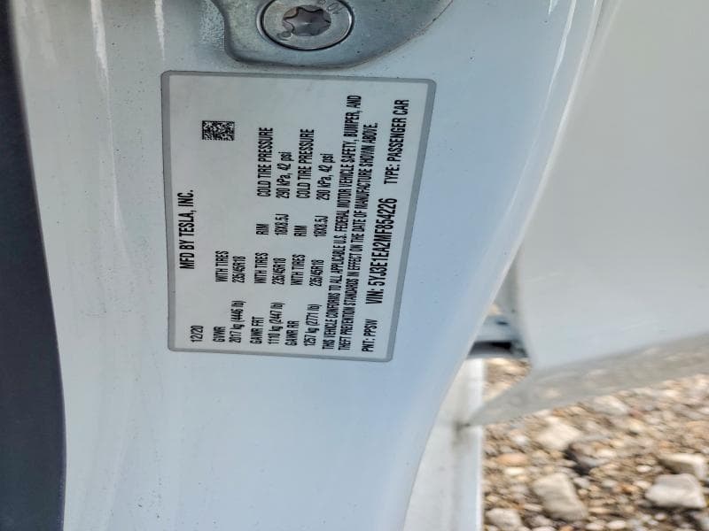 2021 TESLA MODEL 3 12