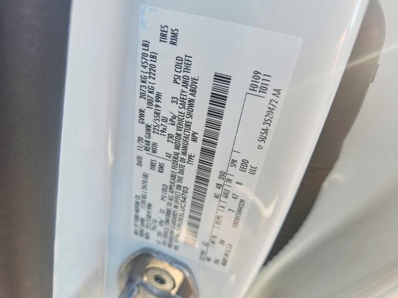 2020 FORD ESCAPE TITANIUM 13
