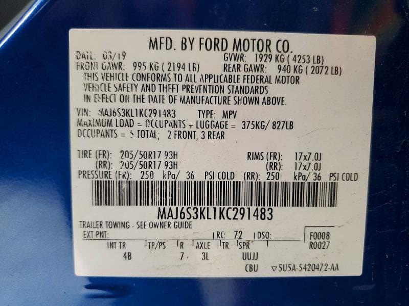 2019 FORD ECOSPORT TITANIUM 13