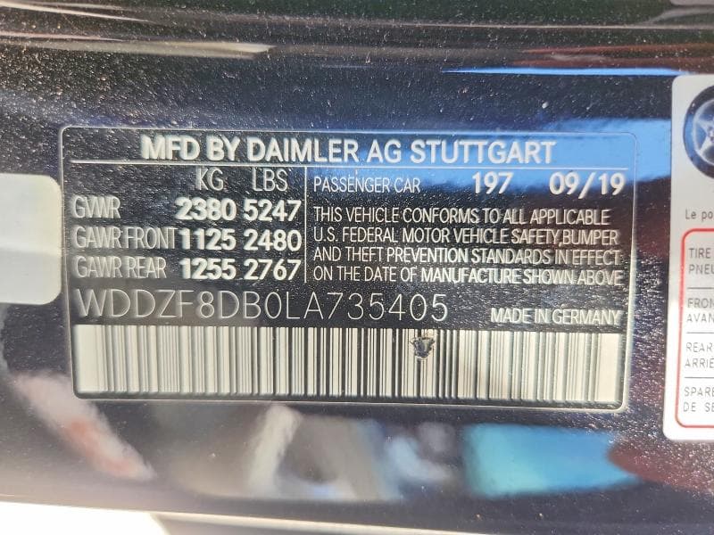2020 MERCEDES-BENZ E 350 12