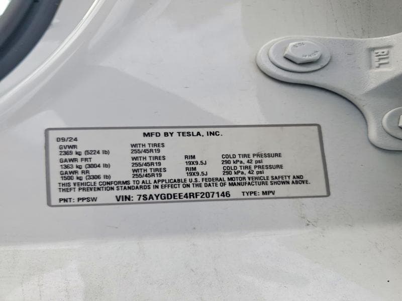 2024 TESLA MDL Y 13