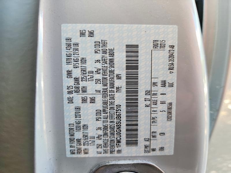 2025 FORD ESCAPE ACTIVE 13
