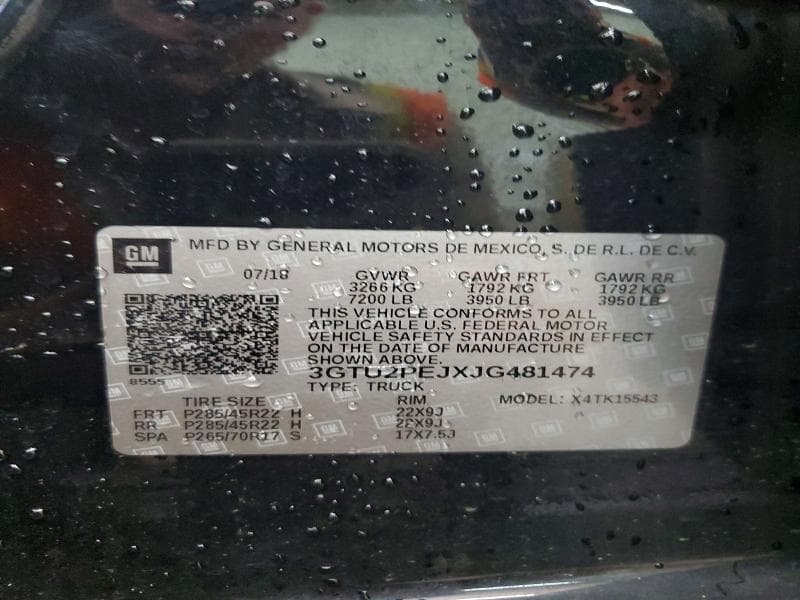2018 GMC SIERRA K1500 DENALI 13