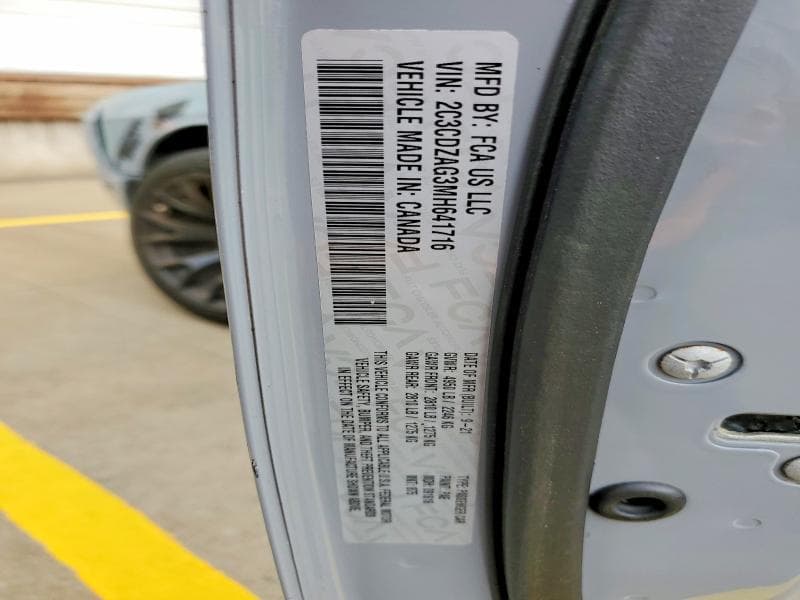 2021 DODGE CHALLENGER SXT 12