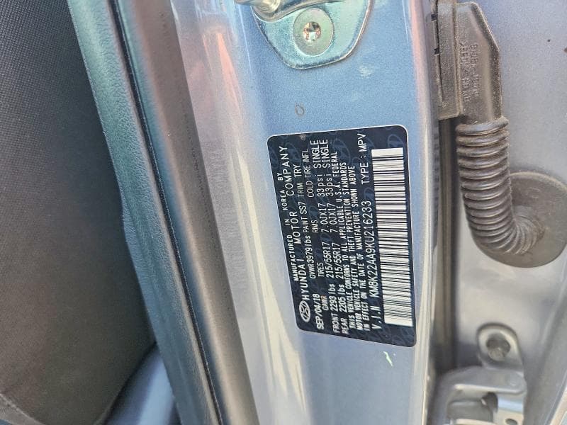 2019 HYUNDAI KONA SEL 12