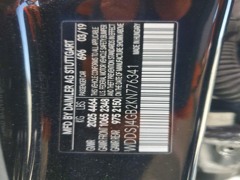 2019 MERCEDES-BENZ CLA 250 4MATIC 12