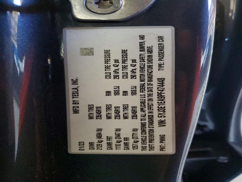 2023 TESLA MODEL 3 12