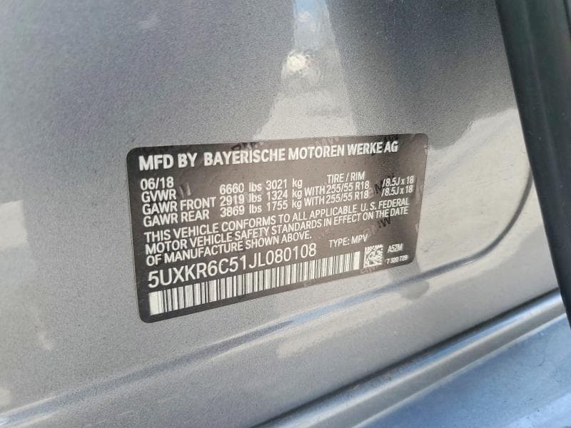 2018 BMW X5 XDRIVE50I 14