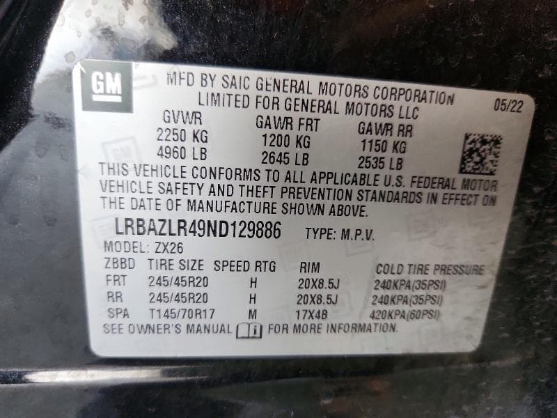 2022 BUICK ENVISION PREFERRED 14