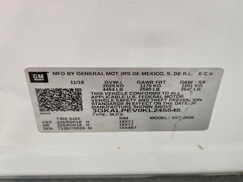 2019 GMC TERRAIN SLT 13