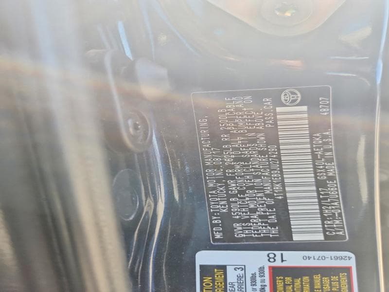2018 TOYOTA AVALON TOURING 12