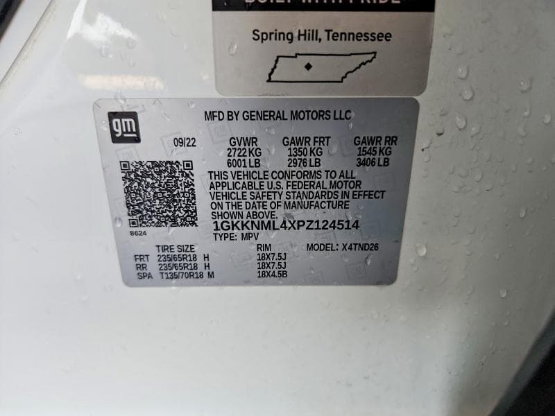 2023 GMC ACADIA SLT 12