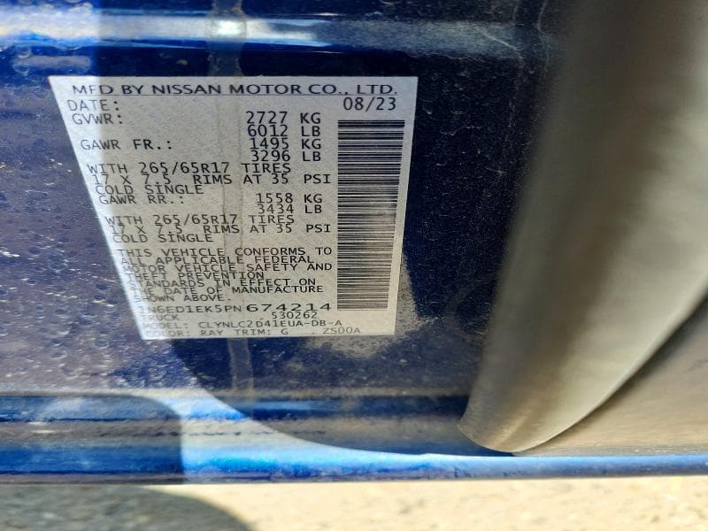 2023 NISSAN FRONTIER SV 13