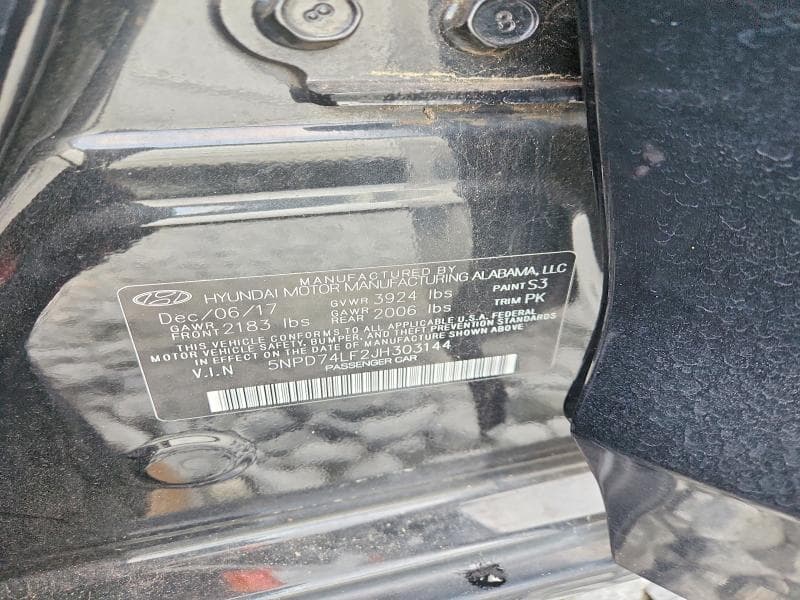 2018 HYUNDAI ELANTRA SE 13