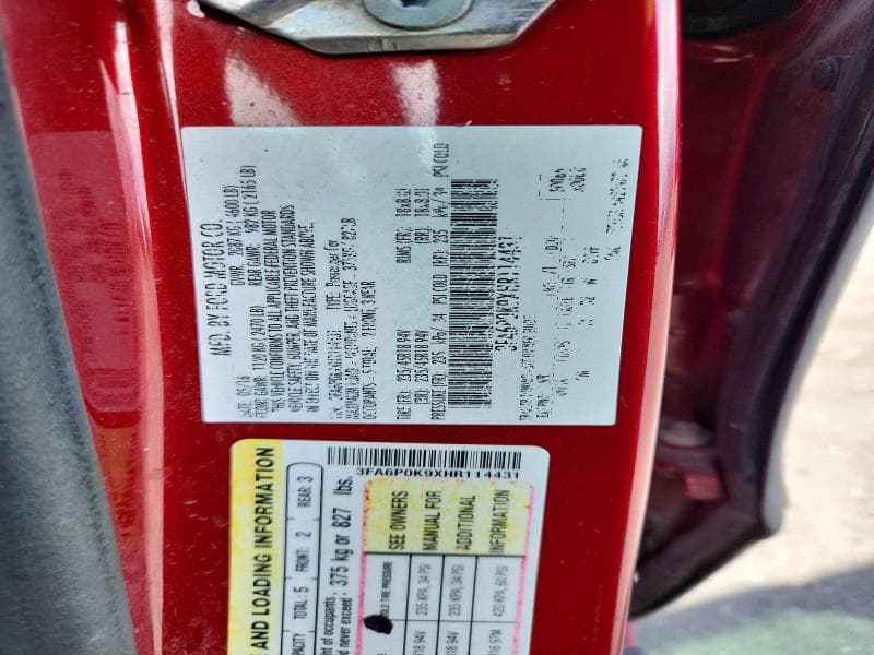 2017 FORD FUSION TITANIUM 13