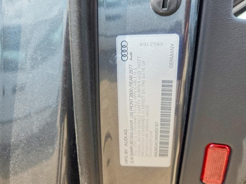 2019 AUDI A6 PRESTIGE 12