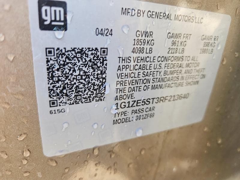 2024 CHEVROLET MALIBU PREMIER 12