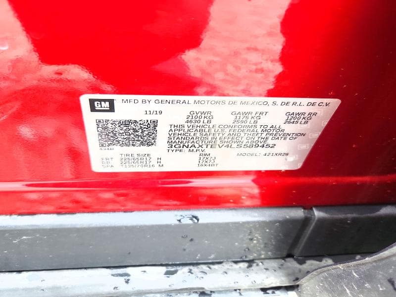 2020 CHEVROLET EQUINOX LT 13