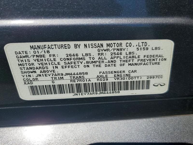 2018 INFINITI Q50 3.0T SPORT 13