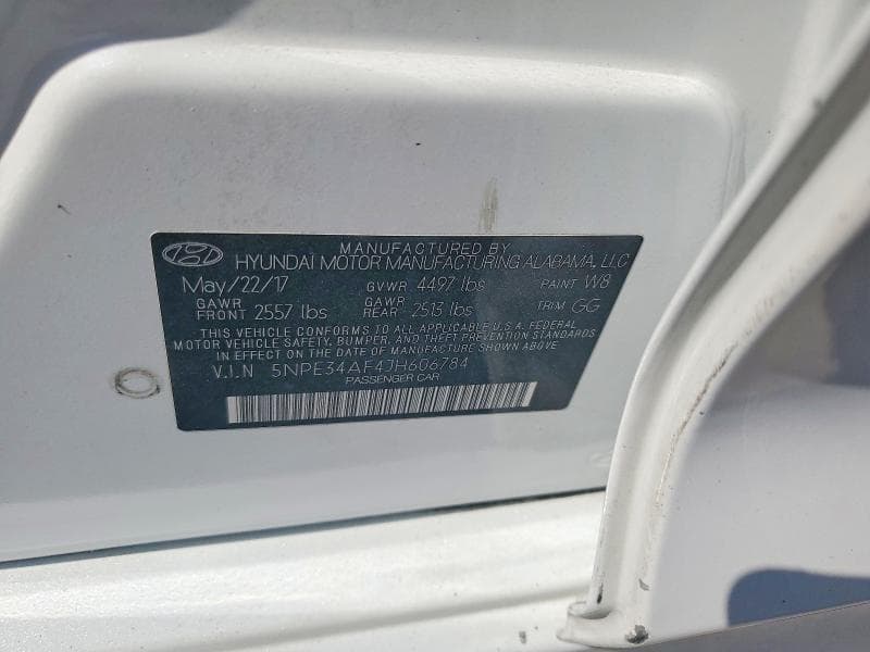 2018 HYUNDAI SONATA SEL 12