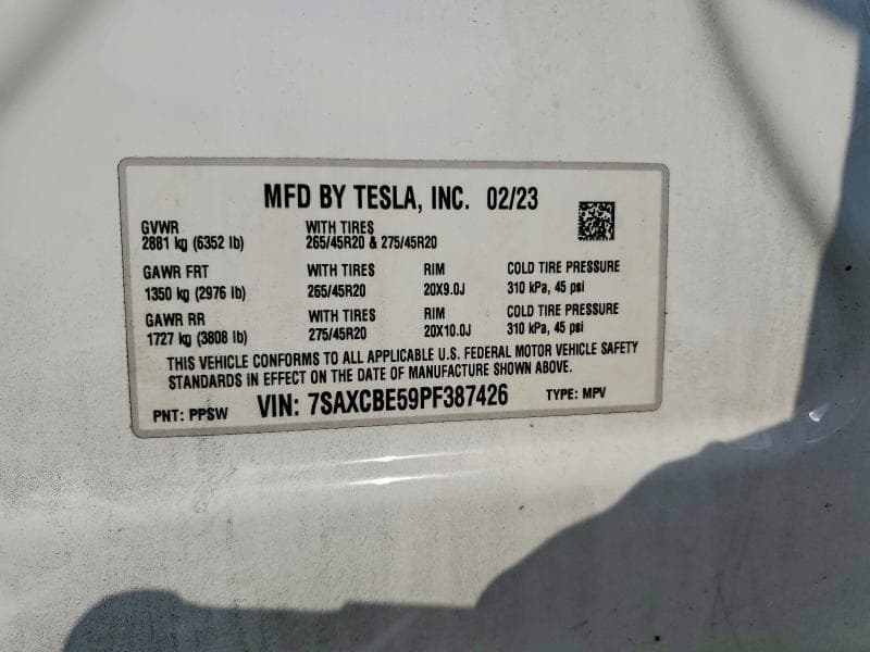2023 TESLA MODEL X 13