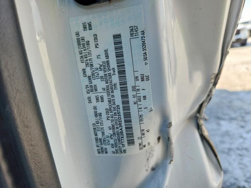 2024 FORD F250 SUPER DUTY 12