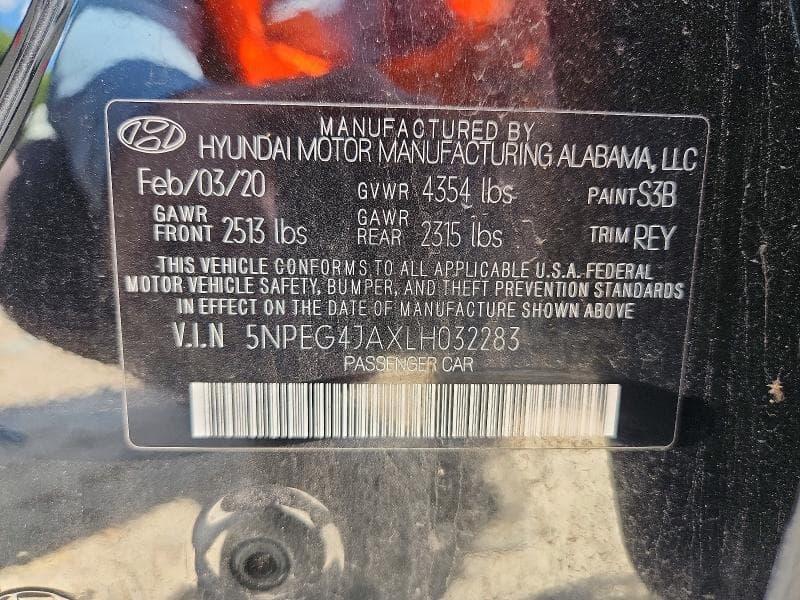 2020 HYUNDAI SONATA SE 12