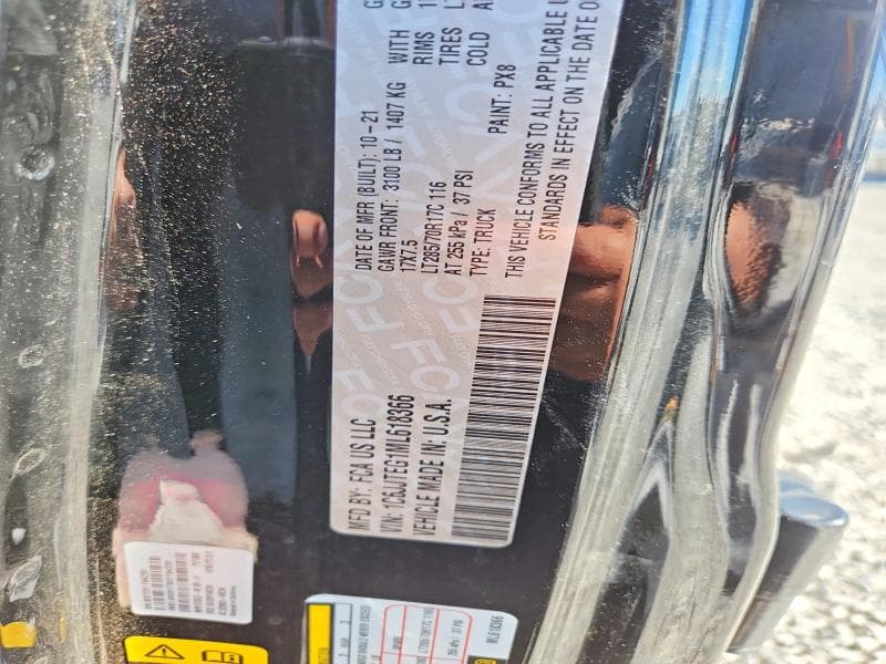2021 JEEP GLADIATOR MOJAVE 12