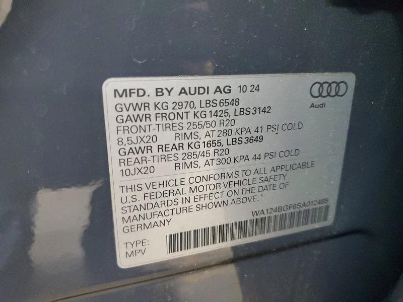 2025 AUDI Q6 E-TRON PREMIUM PLUS 13