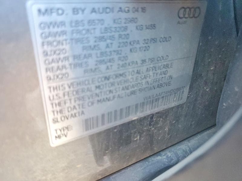 2017 AUDI Q7 PREMIUM PLUS 13
