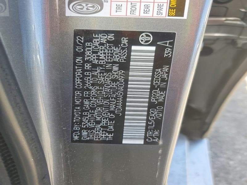 2022 TOYOTA MIRAI XLE 13
