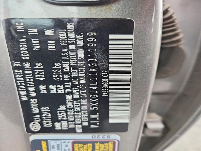 2019 KIA OPTIMA EX 13