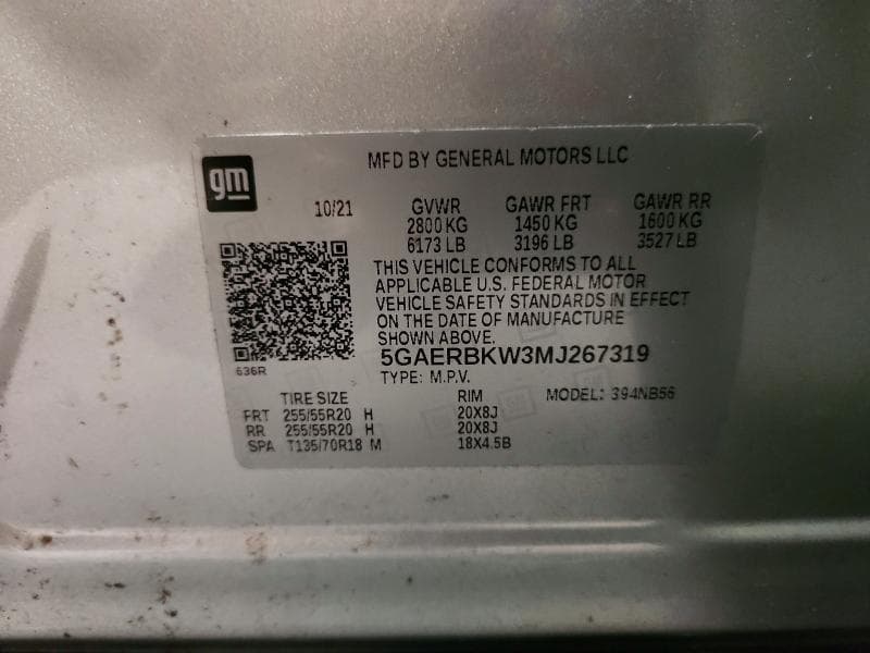 2021 BUICK ENCLAVE ESSENCE 13