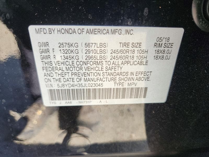 2018 ACURA MDX 13