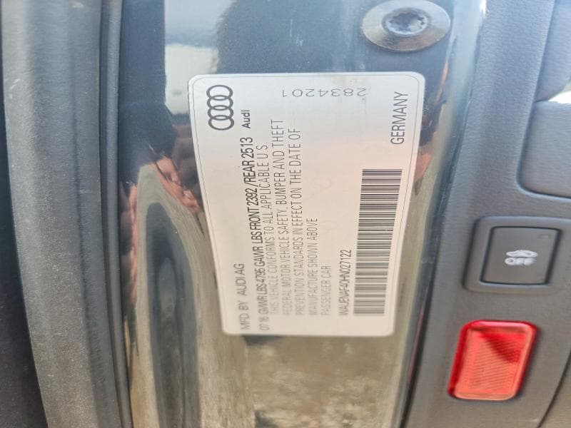 2017 AUDI A4 PREMIUM PLUS 13