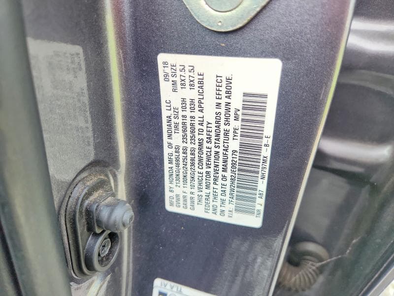 2018 HONDA CR-V EXL 13