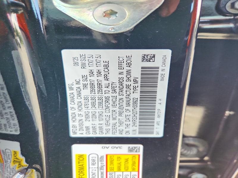 2026 HONDA CR-V LX 14