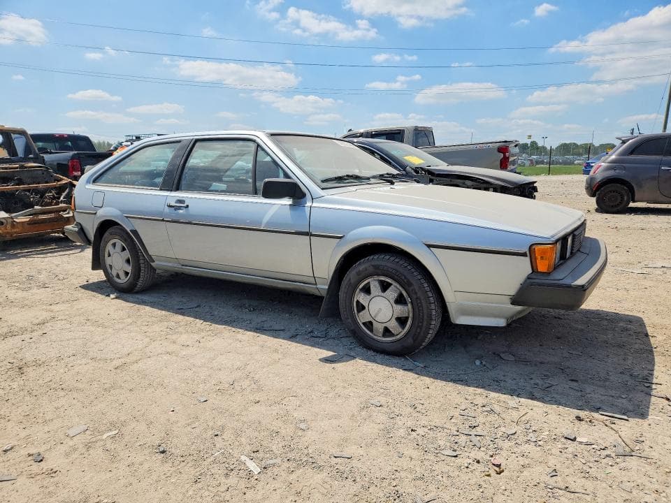 1986 VOLKSWAGEN SCIROCCO DELUXE 4