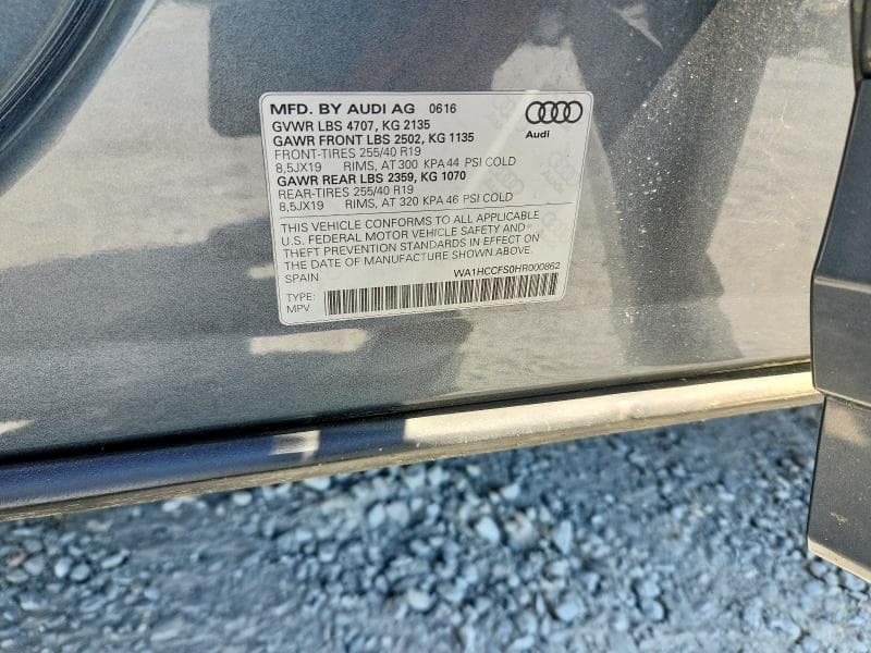 2017 AUDI Q3 PREMIUM PLUS 13